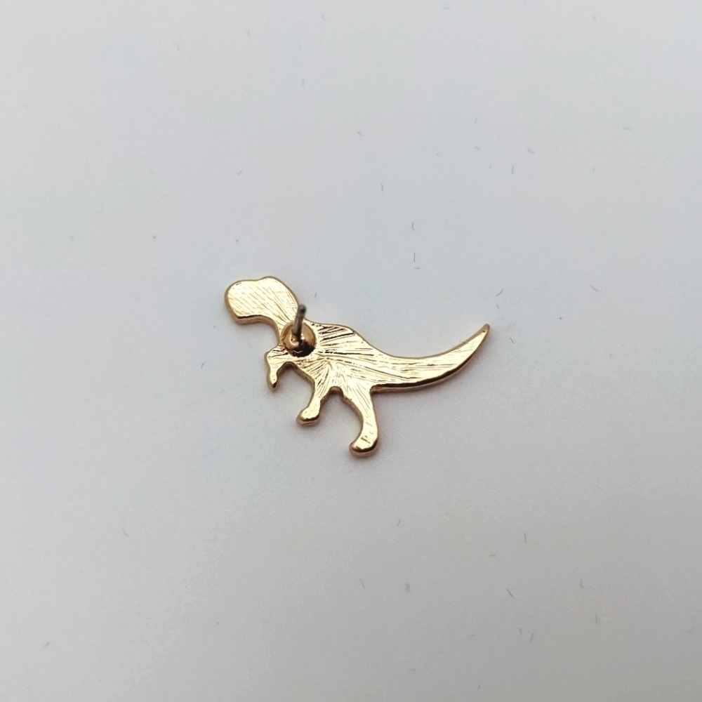 Marigold Enamel Dinosaur Stud Earrings - Picture 8 of 12